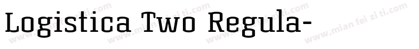 Logistica Two Regula字体转换
